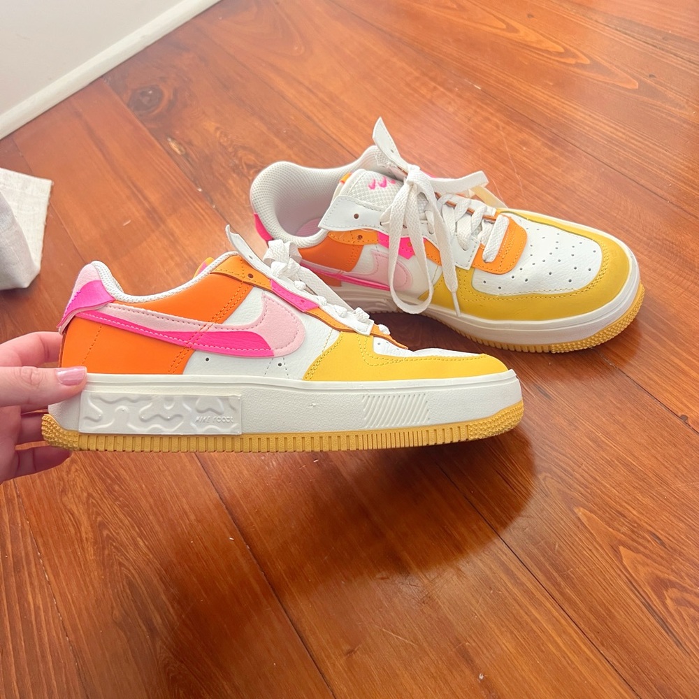 Nike Women's Athletic Shoes - Orange, Pink, Yellow
